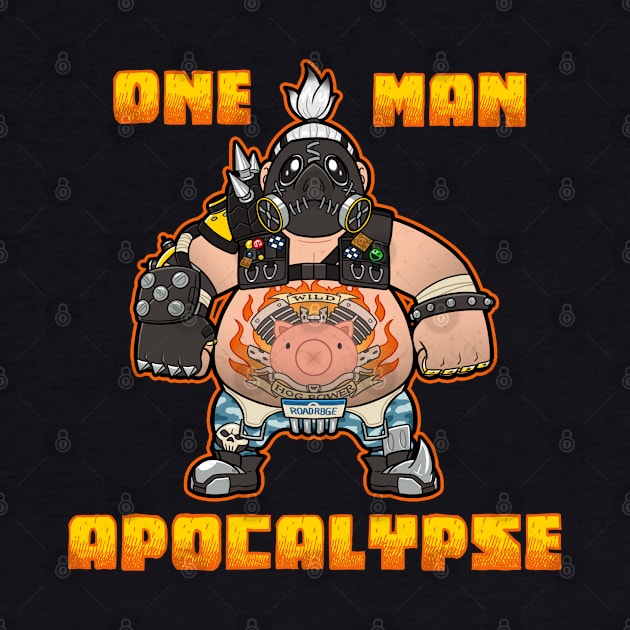 One-Man Apocalypse by Red_Flare_Art